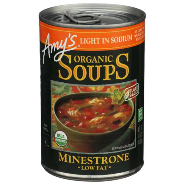 Amy's Light In Sodium Organic Minestrone Soup