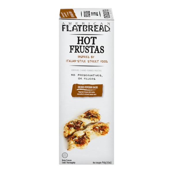 American Flatbread Hot Frustas Uncured Pepperoni Bacon 2 CT (15 oz
