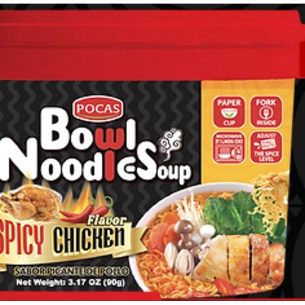 Pocas - Spicy Chicken Noodles - 3.17oz