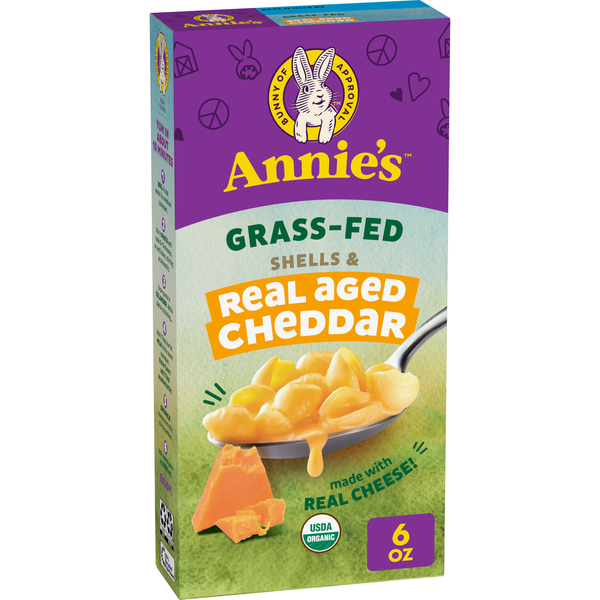 Annie's Organic Grass-Fed Shells and Real Aged Cheddar Same-Day