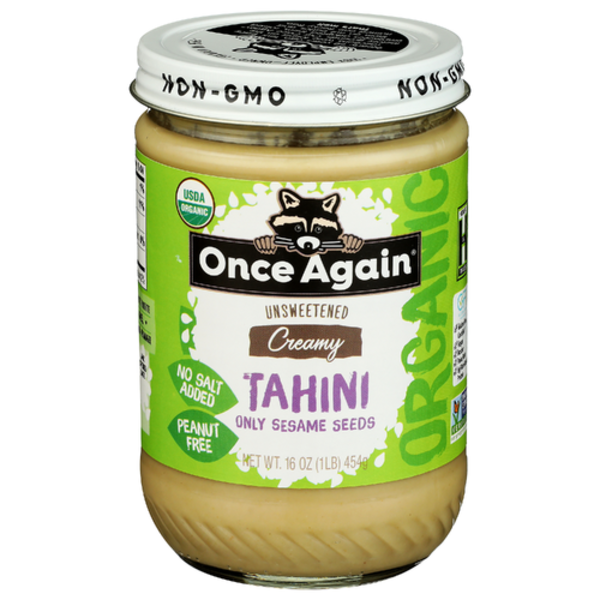 Once Again Organic Salt Free Creamy Tahini