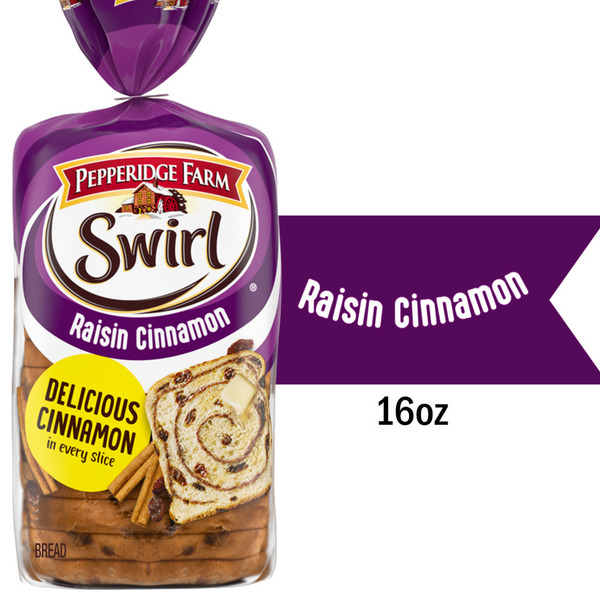Pepperidge Farm Raisin Cinnamon Swirl Bread Same-Day Delivery or