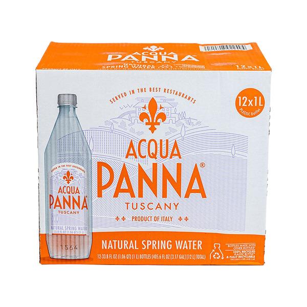 Acqua Panna Natural Spring Water - 12/1L plastic bottles