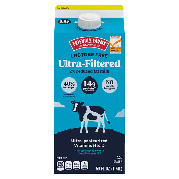 Friendly Farms 2% Ultra-Filtered Milk Same-Day Delivery or Pickup