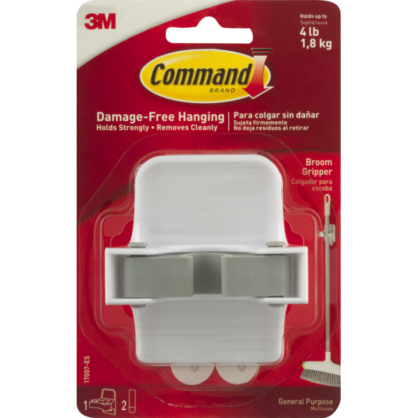 3M Command 3M Brand DamageFree Hanging Broom Gripper (1 ct) from