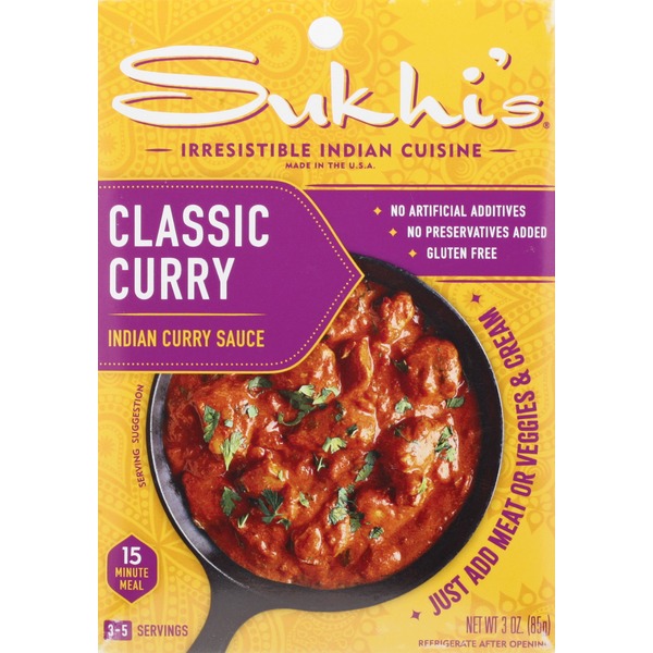 Sukhis Indian Curry Sauce, Classic Curry (3 oz) from Safeway Instacart