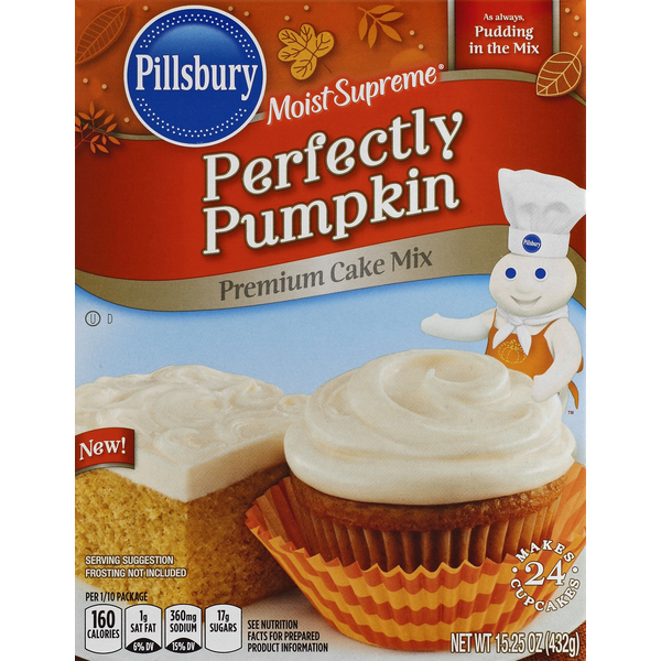 Pillsbury Cake Mix, Premium, Perfectly Pumpkin (15.25 oz) Instacart