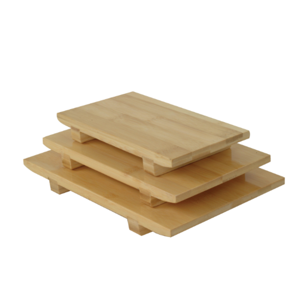 Thunder Group - Bamboo Sushi Plate Small 8.5x4.75x1.25