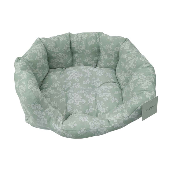 Laura Ashley Oval Cuddler Pet Bed - Iona Sage