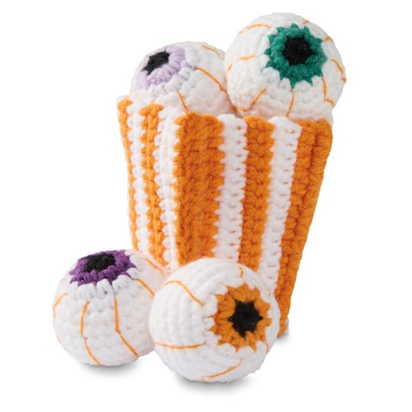 Loops & Threads Mystic Eyes Eyeball Bucket Halloween Crochet Kit
