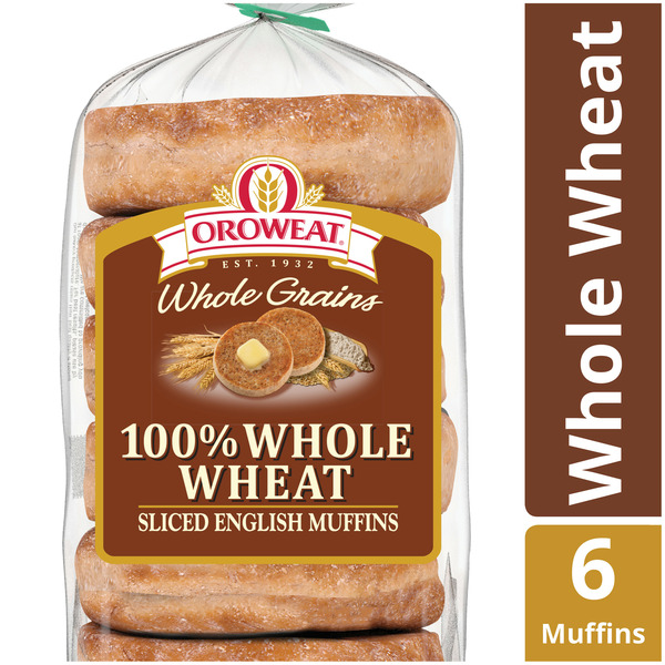 Arnold 100% Whole Wheat Sliced English Muffins