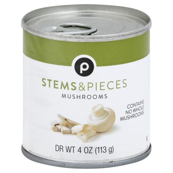 Publix Mushrooms, Stems & Pieces (7 oz) from Publix Instacart