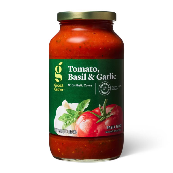 Good & Gather Tomato Basil & Garlic Pasta Sauce