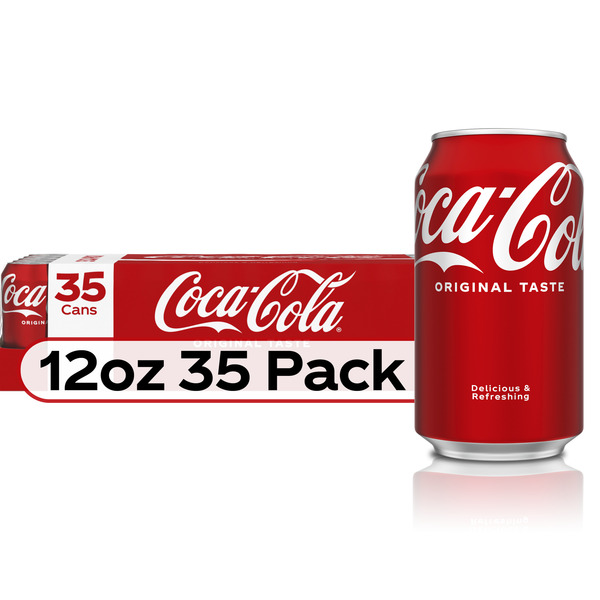 Coca-Cola Original Taste, 12 fl oz, 35 ct Same-Day Delivery
