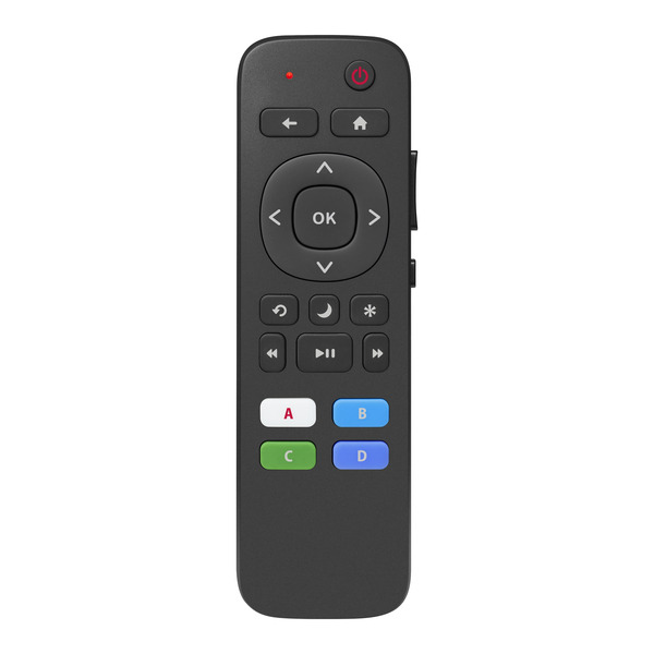 Insignia Roku Replacement Remote for TCL & Hisense TVs - Black