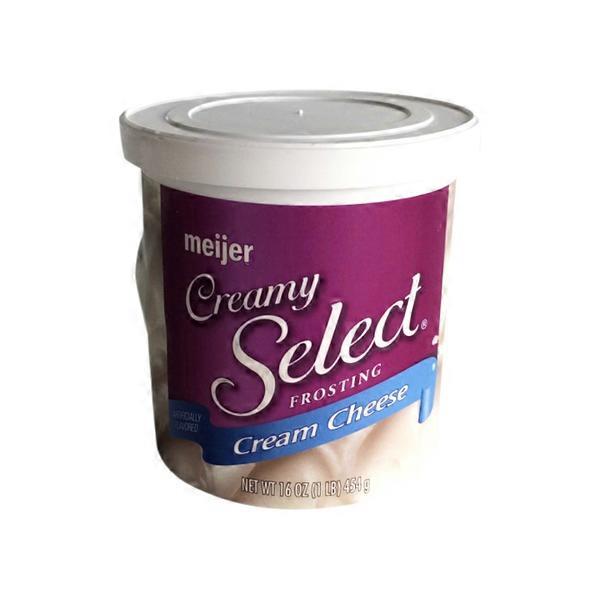 Meijer Creamy Select Cream Cheese Frosting (16 oz) Instacart