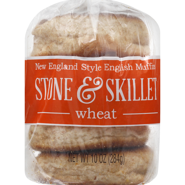Stone & Skillet English Muffins, Wheat (10 oz) Instacart