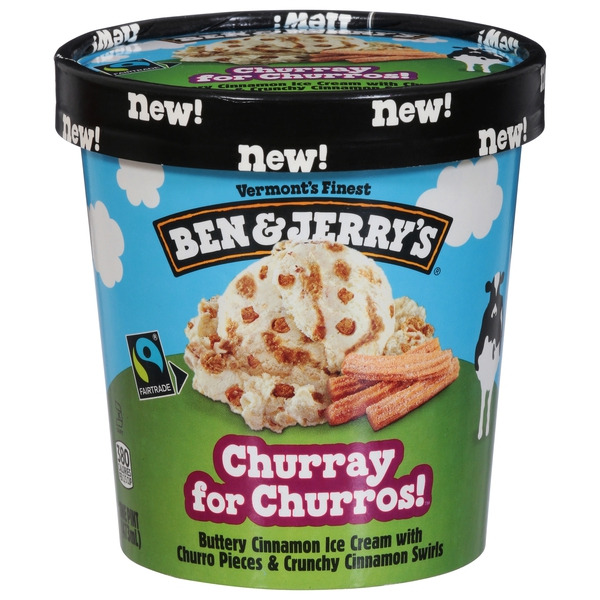 Ben & Jerry's Churray For Churros!™ Cinnamon Ice Cream Pint Same
