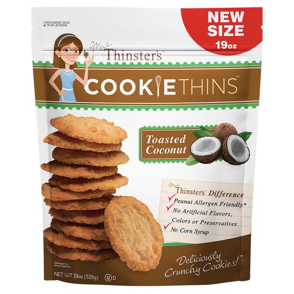 Mrs Thinsters Coconut Cookie Thins 19 Oz (19 oz) from Costco Instacart