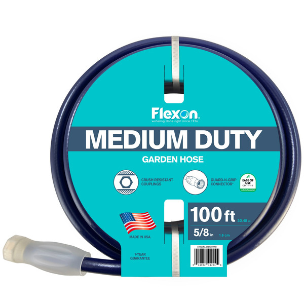 FLEXON 5/8-in x 100-ft Medium -Duty Vinyl Blue Hose