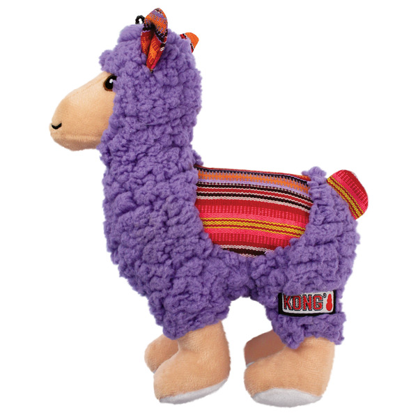 Kong Medium Purple Sherps Llama Dog Toy