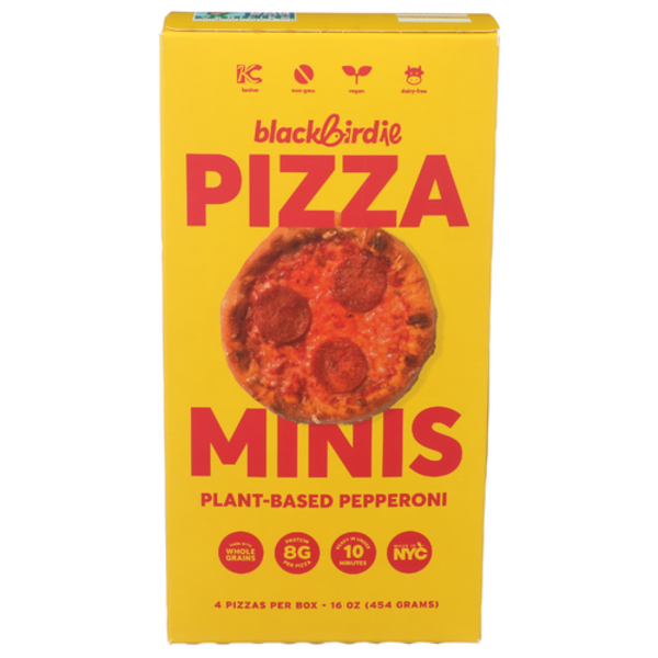 Blackbird Foods Plant-Based Pepperoni Minis Pizza 4 Pack Same-Day