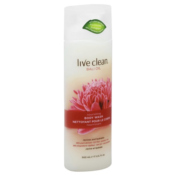 Live Clean Body Wash, Nourishing, Bali Oil (17 fl oz) Instacart