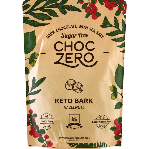 ChocZero Keto Bark, Sugar Free, Hazelnuts Same-Day Delivery