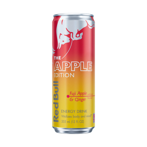 Red Bull Apple Edition Energy Drink, Fuji Apple & Ginger, 12 fl
