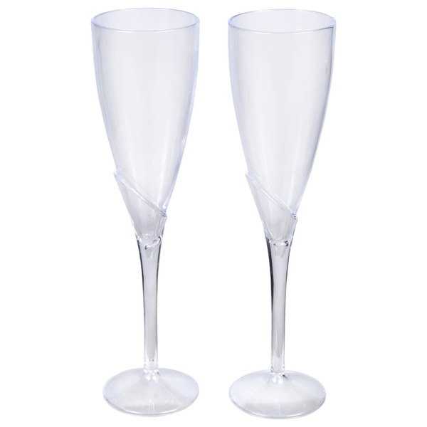 Caterer's Corner Plastic Champagne Glasses Same-Day Delivery | Dollar Tree
