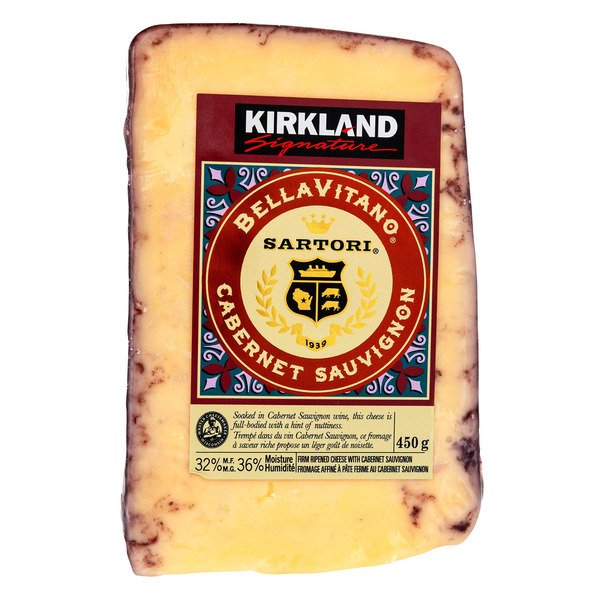 Kirkland Signature Bellavitano Cabernet Sauvignon Cheese 450 g