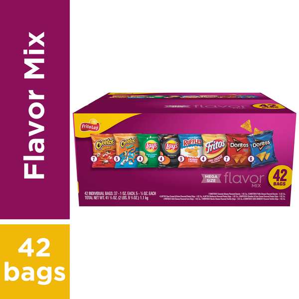 Frito Lay Flavor Mix, Mega Size