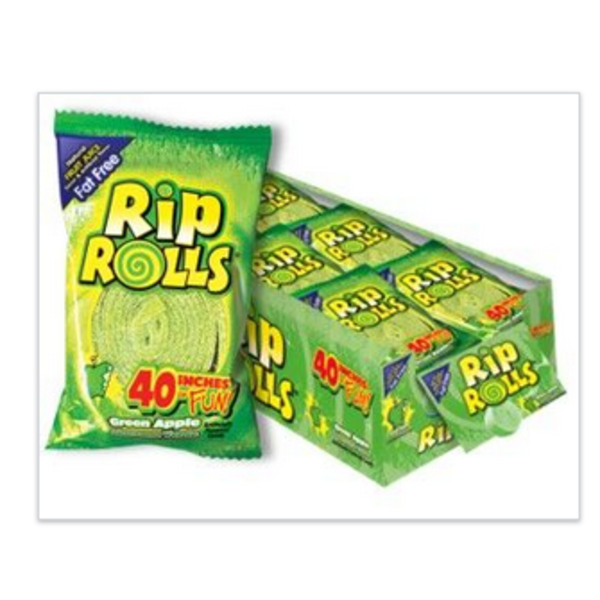 RIP ROLLS - SOUR GREEN APPLE - 24 CT