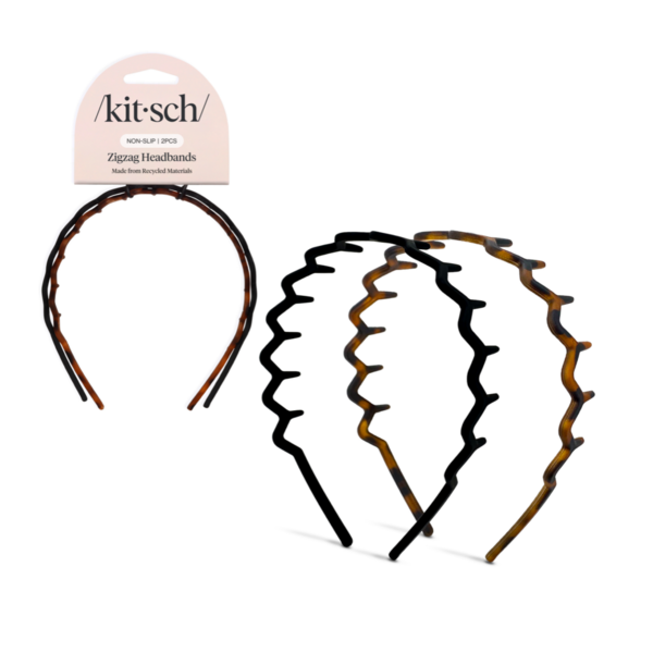 Kitsch Zigzag Headbands Set