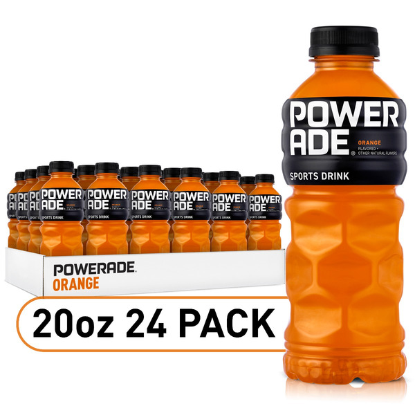 POWERADE Orange Bottles, 20 fl oz, 8 Pack, 3 Sets