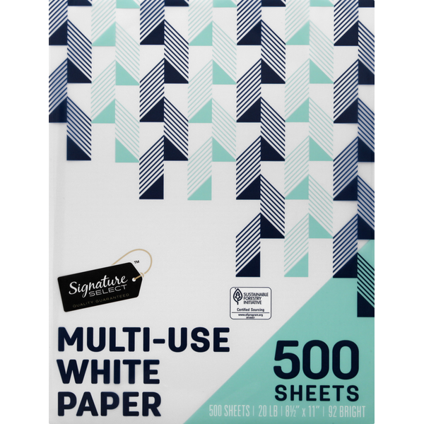 Signature SELECT Multi-Use Paper, White, 92 Bright, 20 Pound