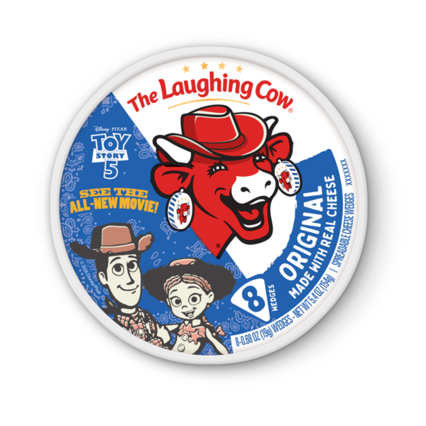 The Laughing Cow Creamy Original Spreadable Cheese Wedges, 5.4 oz Box (8 Count)