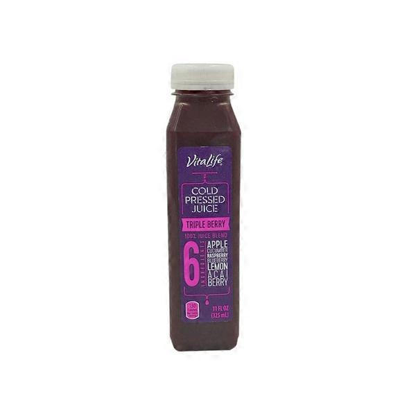 VitaLife Triple Berry Cold Pressed Juice (11 fl oz) Instacart