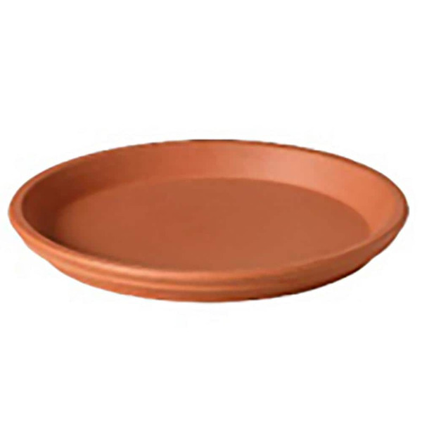 Vigoro 14 In. Clay Saucer