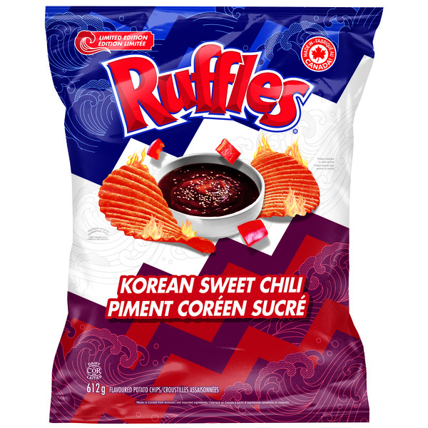 Ruffles Korean Sweet Chili Potato Chips 612 g