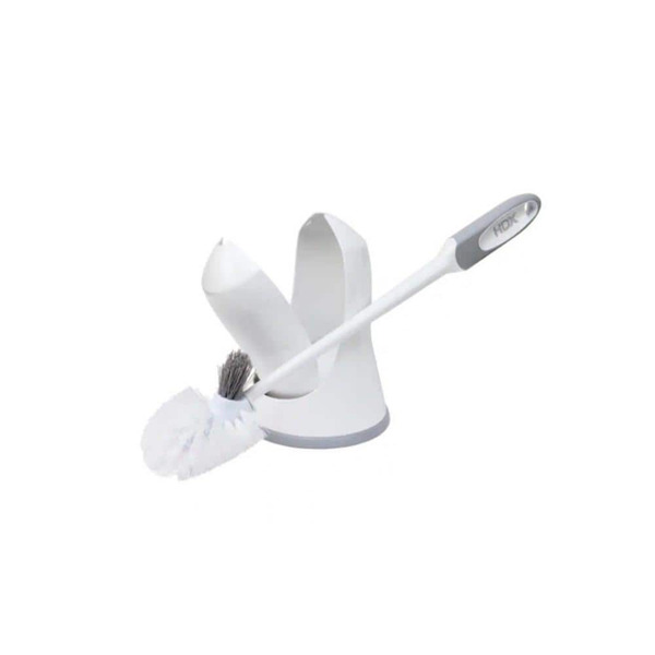 HDX Hideaway Toilet Brush And Holder (1-pack)
