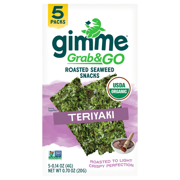 gimMe Roasted Teriyaki Seaweed Snacks Same-Day Delivery or Pickup