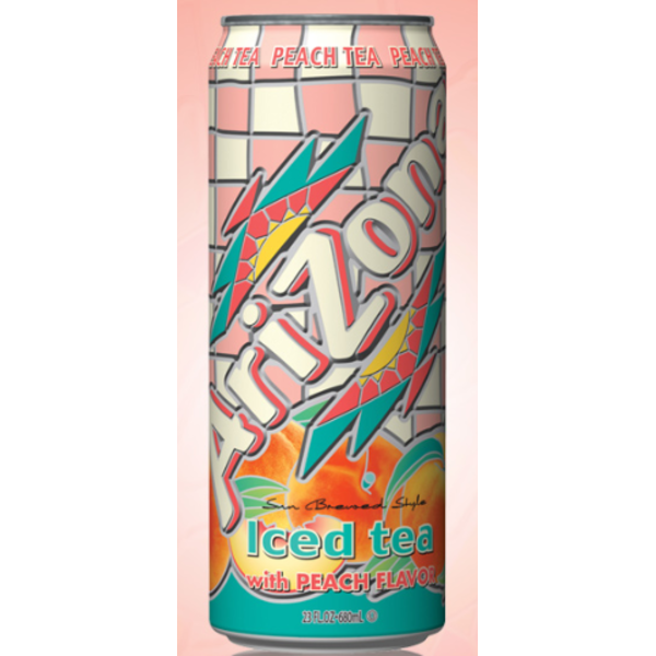 Arizona Iced Tea - Peach Flavor - 24/23 oz cans
