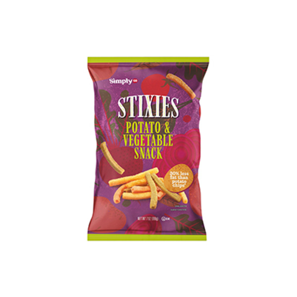 Simplygo Stixies Potato & Vegetable Snack