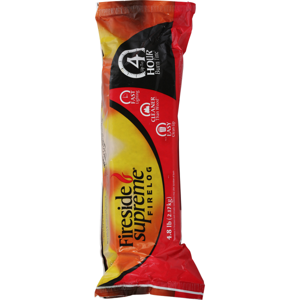 Fireside Supreme Firelog (4.8 lb) Delivery or Pickup Near Me - Instacart