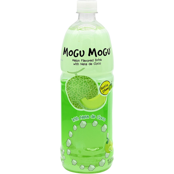 Mogu Mogu Sappe Melon Flavored Drink With Nata De Coco