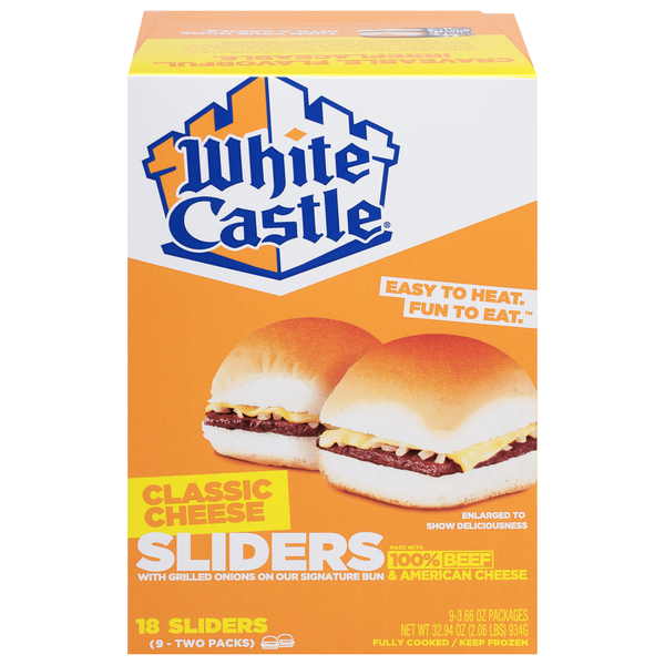 White Castle Sliders, Classic Cheese Same-Day Delivery | Sam's Club