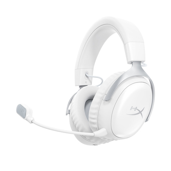 HyperX PC, PS5, PS4, Nintendo Switch, Mac & Mobile Cloud III S Wireless Gaming Headset - White