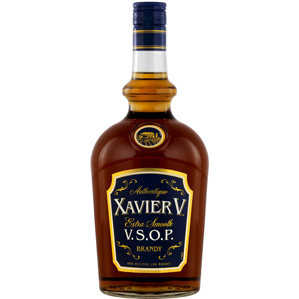 Xavier V VSOP Brandy, 1.75L, 80 Proof (40% ABV) Same-Day Delivery
