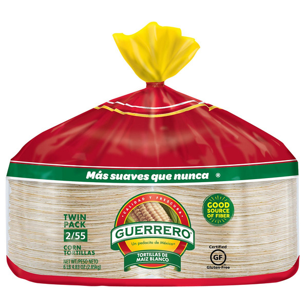 Twin Pack White Corn Tortilla, 2 x 55 ct